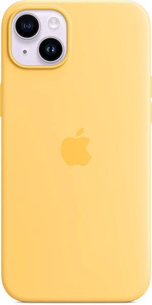 Telefon tok Apple iPhone 14 Plus szilikon tok MagSafe napsárga színnel ...
