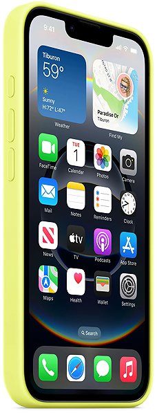 Handyhülle Apple iPhone 16e Silikon Case – Neongelb ...