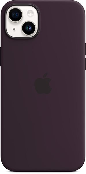 Kryt na mobil Apple iPhone 14 Plus Silikonový kryt s MagSafe  bezinkově fialový ...