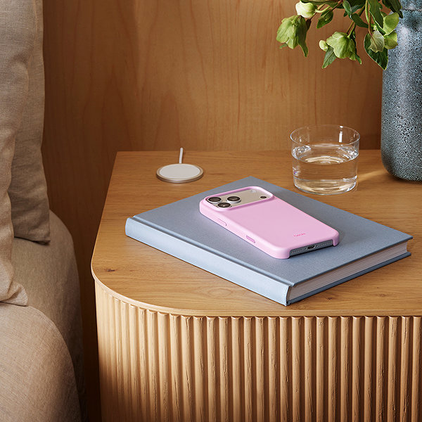 Handyhülle Apple Beats-Hülle für iPhone 17 Pro Max mit MagSafe und Kamerasteuerung in Pebble Pink ...
