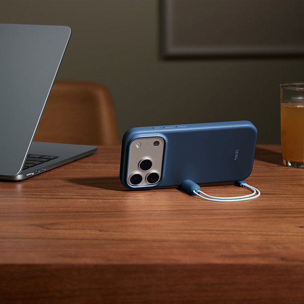 Handyhülle Beats iPhone Hülle mit Ständer für iPhone 17 Pro mit MagSafe und Kamera Controller Deep Blue ...