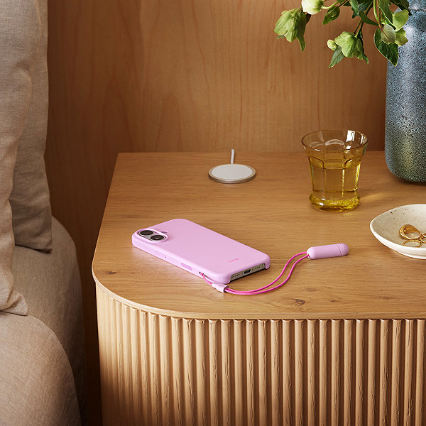Handyhülle Beats iPhone Hülle mit Ständer für iPhone 17 mit MagSafe und Kamera Controller Pebble Pink ...