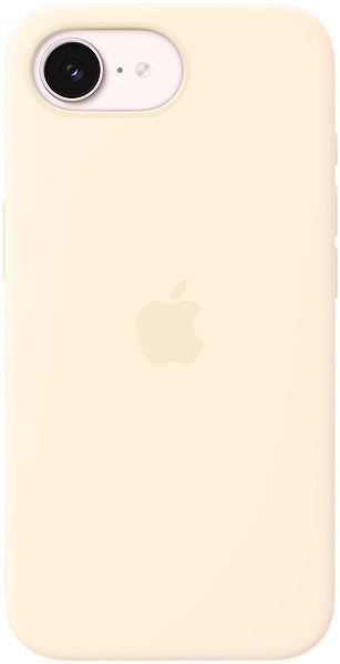 Handyhülle Apple Silikonhülle mit MagSafe für iPhone 17e Vanille ...