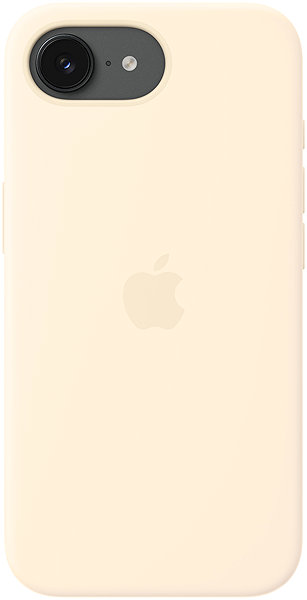 Handyhülle Apple Silikonhülle mit MagSafe für iPhone 17e Vanille ...