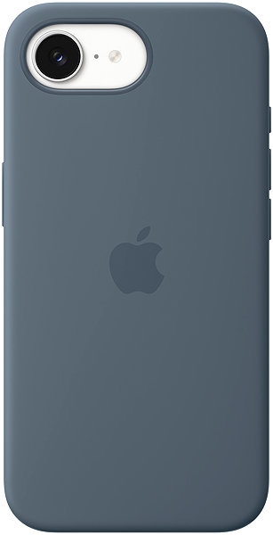 Handyhülle Apple Silikonhülle mit MagSafe für iPhone 17e stahlblau ...