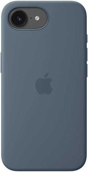 Handyhülle Apple Silikonhülle mit MagSafe für iPhone 17e stahlblau ...