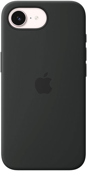Handyhülle Apple Silikonhülle mit MagSafe auf iPhone 17e schwarz ...