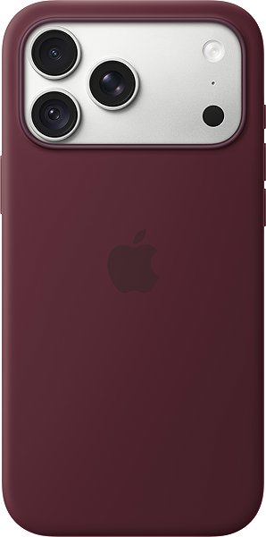 Handyhülle iPhone 18 Pro Max Silikon Case mit MagSafe – Burgunder ...