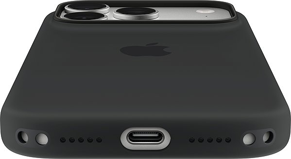 Telefon tok Apple iPhone 18 Pro MagSafe szilikontok - fekete ...