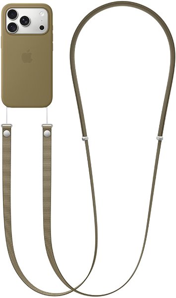 Telefon nyakpánt Apple Crossbody pánt Olíva ...