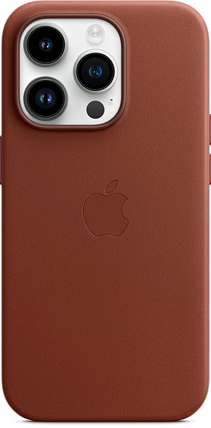 Handyhülle Apple iPhone 14 Pro Ledercase mit MagSafe - brick brown ...