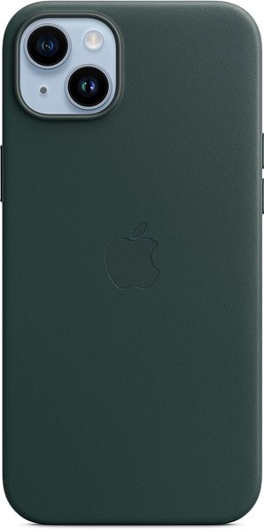 Telefon tok Apple MagSafe-rögzítésű iPhone 14 Plus-bőrtok – erdőzöld ...