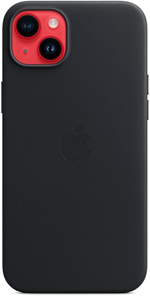 Kryt na mobil Apple iPhone 14 Plus Kožený kryt s MagSafe temne atramentový.