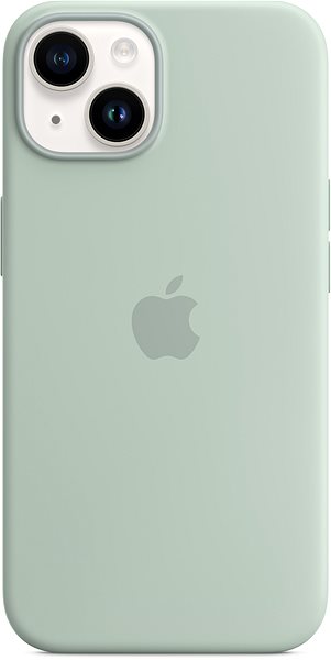 Telefon tok Apple iPhone 14 MagSafe kék szilikon tok ...