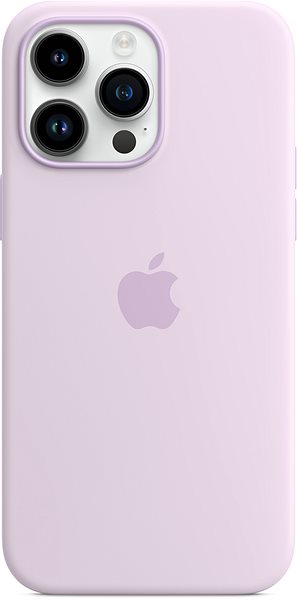 Kryt na mobil Apple iPhone 14 Pro Max Silikonový kryt s MagSafe šeříkově modrý ...