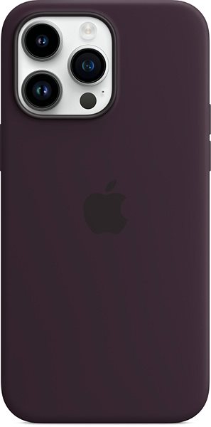 Handyhülle Apple iPhone 14 Pro Max Silikonhülle mit MagSafe - Holunderlila ...