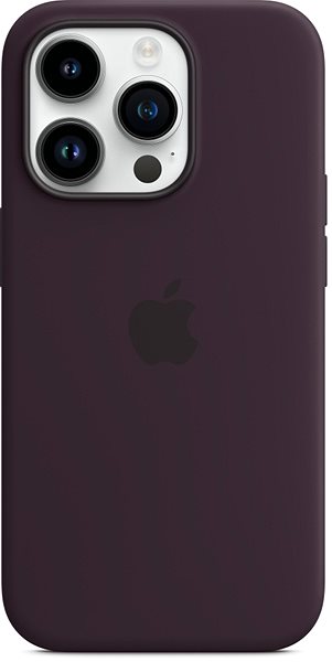 Kryt na mobil Apple iPhone 14 Pro Silikónový kryt s MagSafe bazovo fialový ...