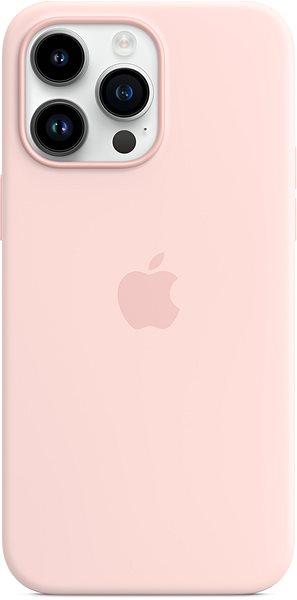 Telefon tok Apple MagSafe-rögzítésű iPhone 14 Pro Max-szilikontok – krétarózsaszín ...