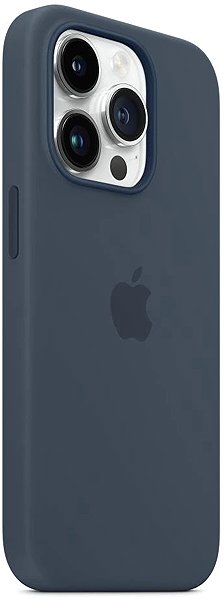 Handyhülle Apple iPhone 14 Pro Max Silikonhülle mit MagSafe - storm blue ...