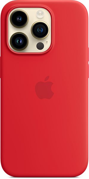 Kryt na mobil Apple iPhone 14 Pro Silikonový kryt s MagSafe (PRODUCT)RED ...
