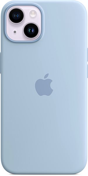Kryt na mobil Apple iPhone 14 Silikónový kryt s MagSafe blankytný ...
