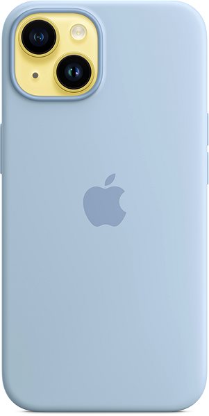 Kryt na mobil Apple iPhone 14 Silikónový kryt s MagSafe blankytný ...