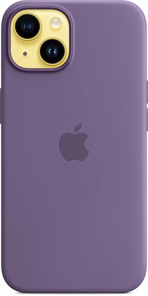 Telefon tok Apple iPhone 14 Szilikon tok MagSafe készülékhez lila ...