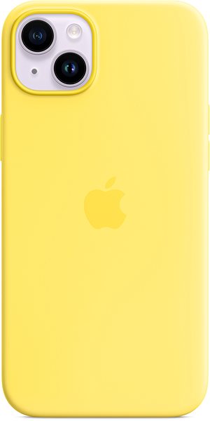 Telefon tok Apple iPhone 14 Plus MagSafe sárga szilikon tok ...