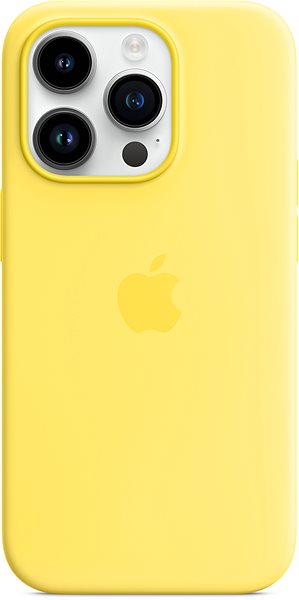 Telefon tok MagSafe-rögzítésű Apple iPhone 14 Pro-szilikontok – kanárisárga ...
