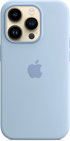 Telefon tok MagSafe-rögzítésű Apple iPhone 14 Pro-szilikontok – égboltkék ...