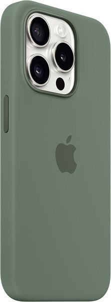 Handyhülle Apple iPhone 15 Pro Silikonhülle mit MagSafe zypressengrün ...