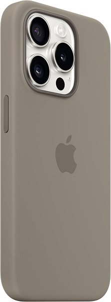 Handyhülle Apple iPhone 15 Pro Silikonhülle mit MagSafe grau ...