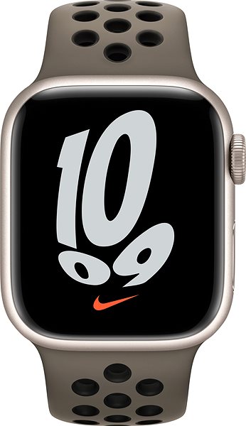 Armband Apple Watch 41 mm Olive Gray-Black Nike Sportarmband ...