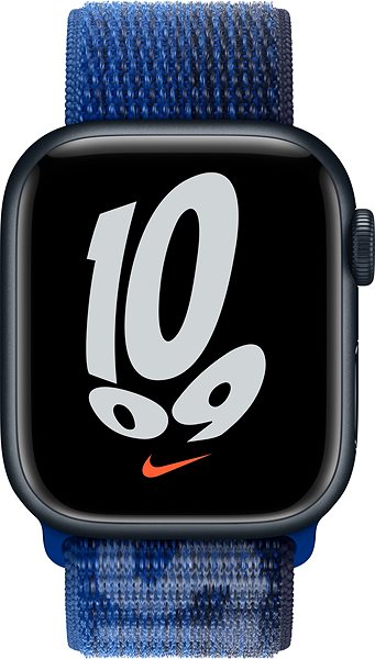 Remienok na hodinky Apple Watch 41 mm Game Royal – polnočný námornícky prevliekací športový remienok Nike ...