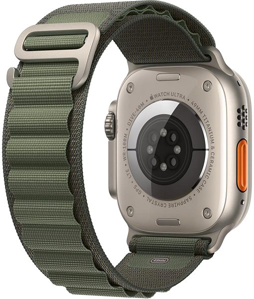 Remienok na hodinky Apple Watch 49 mm zelený Alpský ťah – malý ...