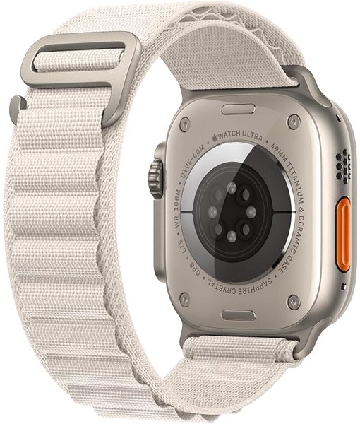 Remienok na hodinky Apple Watch 49 mm hviezdne biely Alpský ťah – malý ...