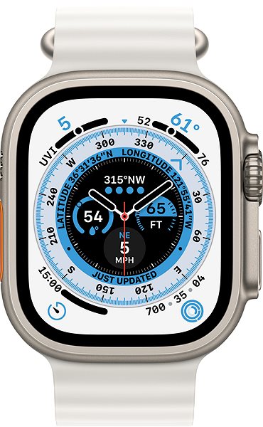 Řemínek Apple Watch 49mm bílé prodloužení Oceánského řemínku ...