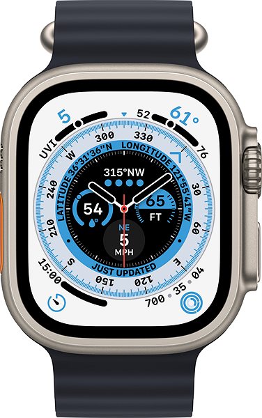 Remienok na hodinky Apple Watch 49 mm temne atramentový Oceánsky remienok ...
