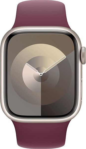 Remienok na hodinky Apple Watch 41 mm morušovo červený športový remienok – S/M ...