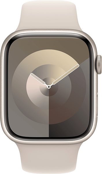Remienok na hodinky Apple Watch 45 mm hviezdno biely športový remienok – S/M ...