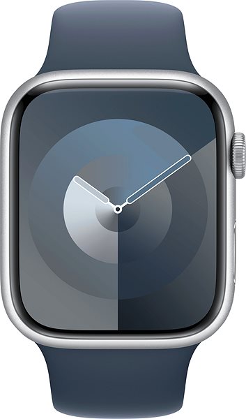 Remienok na hodinky Apple Watch 45 mm búrkovo modrý športový remienok – S/M ...