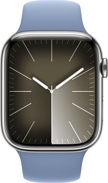 Remienok na hodinky Apple Watch 45 mm ľadovo modrý športový remienok – S/M ...