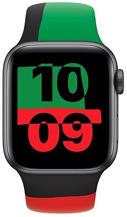 Remienok na hodinky Apple Watch 40 mm športový remienok Black Unity – S/M ...