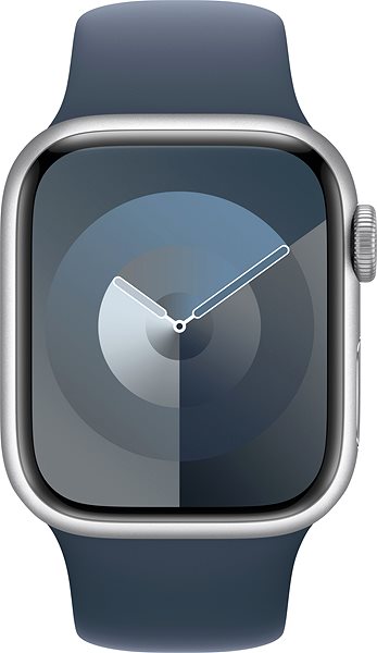 Remienok na hodinky Apple Watch 41 mm búrkovo modrý športový remienok – S/M ...