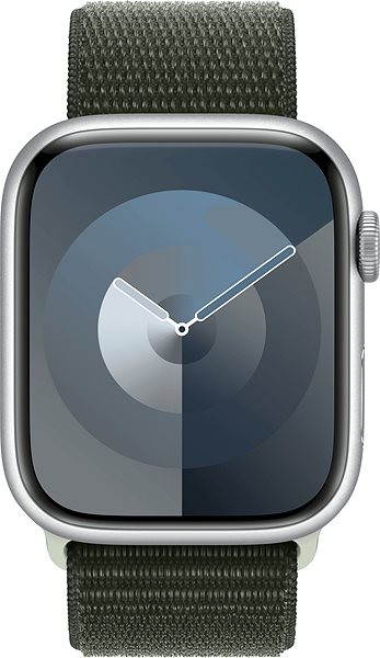 Remienok na hodinky Apple Watch 45 mm cyprusovo zelený prevliekací športový remienok ...