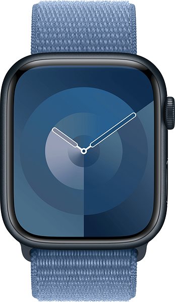 Remienok na hodinky Apple Watch 45 mm ľadovo modrý prevliekací športový remienok ...