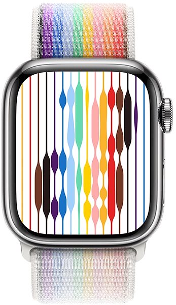 Remienok na hodinky Apple Watch 41 mm prevliekací športový remienok Pride Edition ...