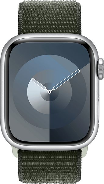Remienok na hodinky Apple Watch 41 mm cyprusovo zelený prevliekací športový remienok ...