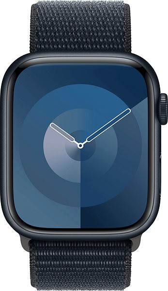 Remienok na hodinky Apple Watch 45 mm tmavo atramentový prevliekací športový remienok ...