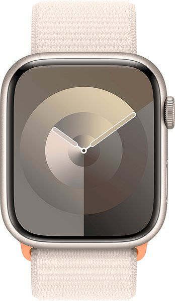 Remienok na hodinky Apple Watch 45 mm hviezdno biely prevliekací športový remienok ...